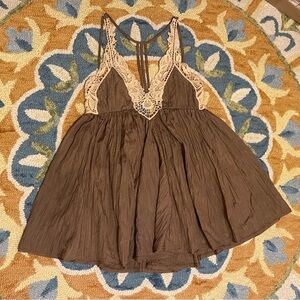 Gorgeous Crochet Trim Free People dress